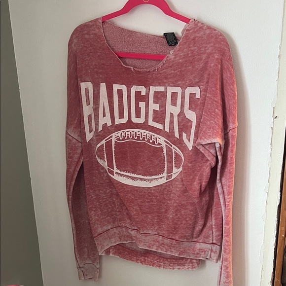 Badgers Red Women's Sweater - Picture 1 of 1